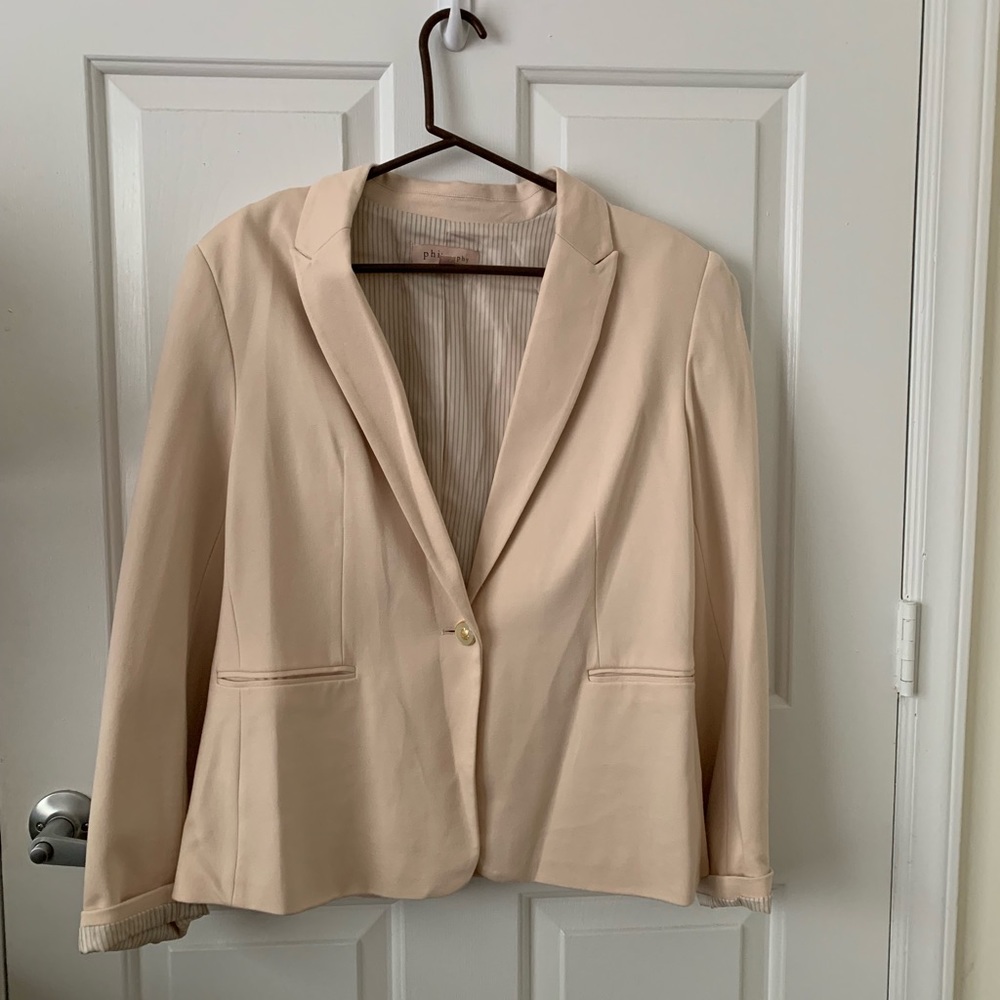 COPY - Cream Philosophy Blazer! Size L